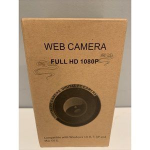 ASHU HD 1080P Rotatable Webcam Laptop PC Computer Online USB Camera Built-in Mic